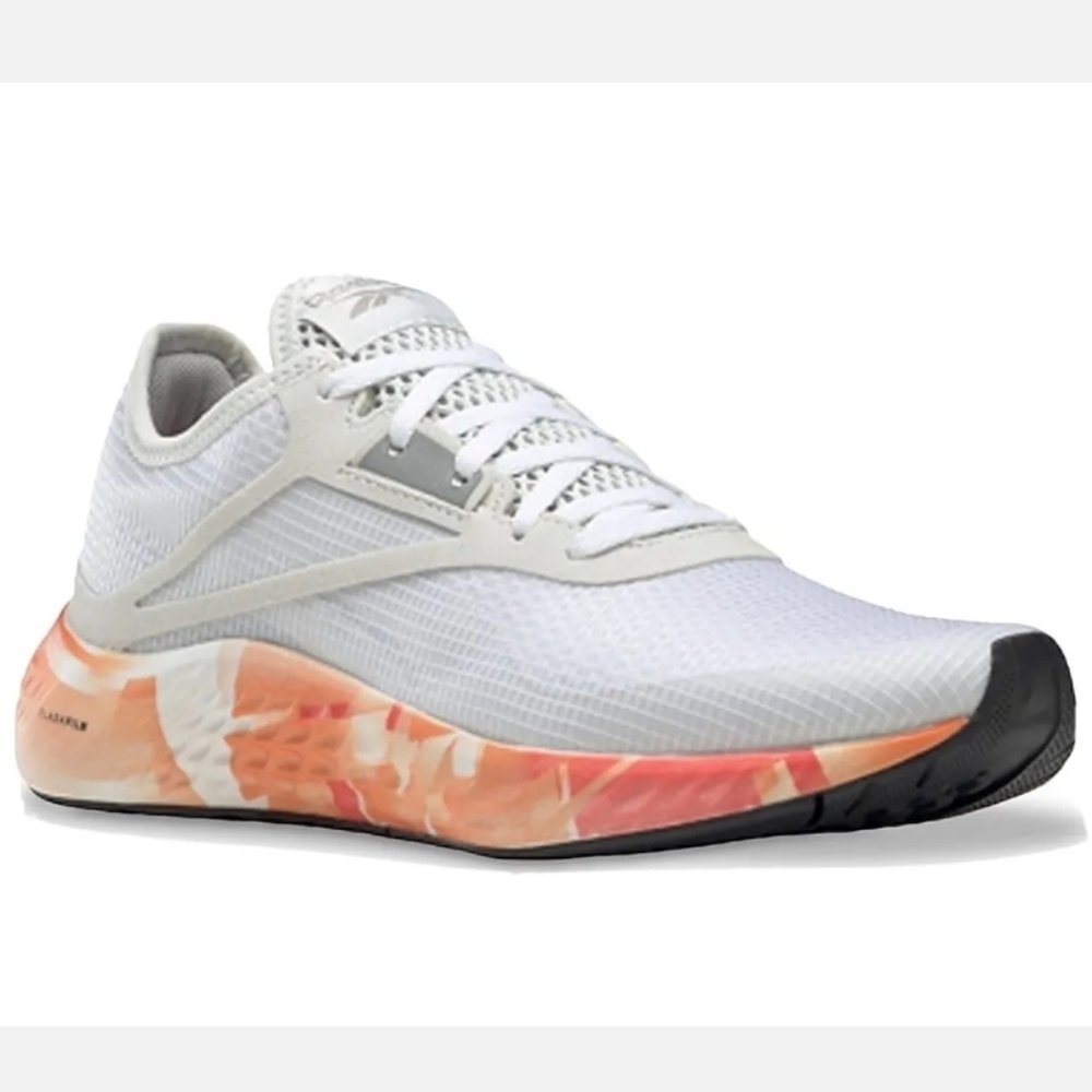 Reebok Women's Flashfilm 3.0 Running Shoe 9.5 Off White/Orange